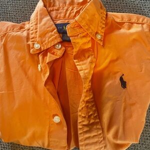 Toddler boy button down long sleeve polo shirt size 2t